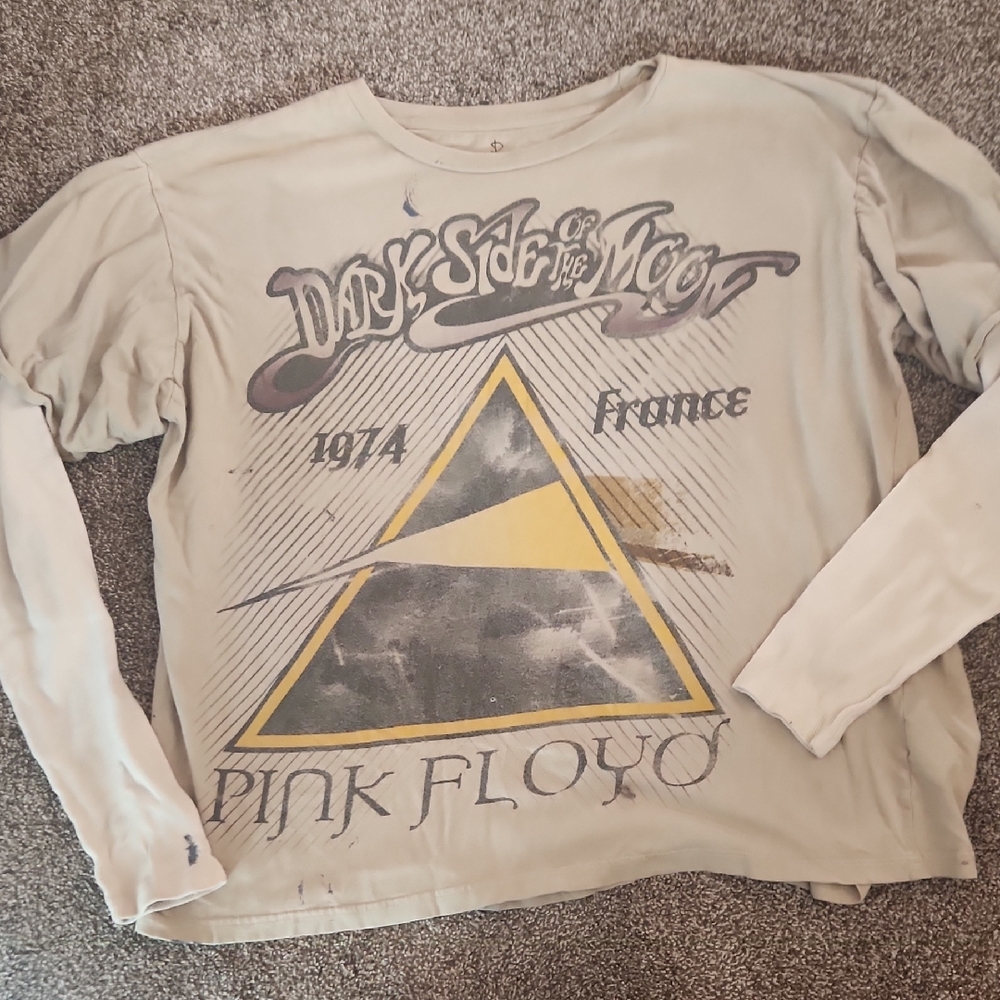 Pink Floyd - Ultra Distressed Long Sleeve - Size 2X